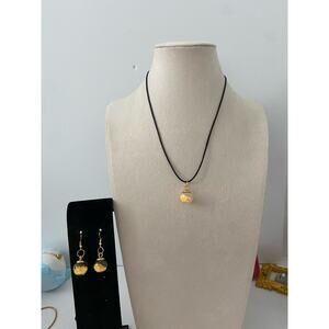 star necklace and earring set